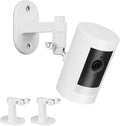 2Pack Adjustable Security Wall Mount Bracket for Ring Stick Up Cam & Ring Outdoor Cam Plus, Perfect View Angle for Your Surveillance Camera System - White