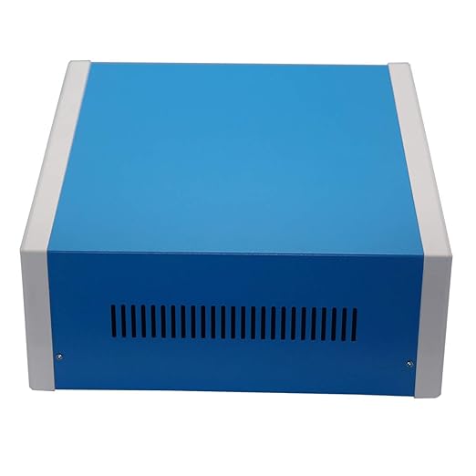 Zulkit Junction Box Blue Metal Project Box DIY Electric Enclosure Case Preventive Case Electrical Box 12.2 x 11.2 x 4.5 inch