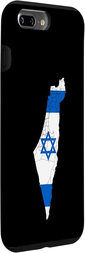 Israel National Flag Distressed Map Case for iPhone 7 Plus/8 Plus