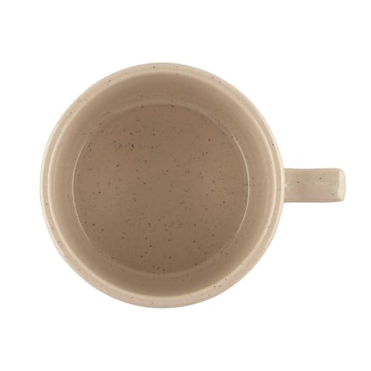 G.E.T. BF-080-S Melamine Shatter-Resistant Mug/Coffee Cup, 11 Ounce, Sandstone (Set of 12)