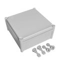 LeMotech Waterproof Dustproof IP67 Junction Box DIY Case Enclosure Gray 11 x 11 x 5.1 inch (280 x 280 x 130 mm)