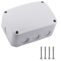 Outdoor White Junction Box,Nineleaf IP66 Waterproof Electrical Project Boxes PVC/ABS Weatherproof Plastic Enclosure Box Universal Watertight 4.9 x 3.3 x 2.3 inch (125x86x62mm), 1PCS