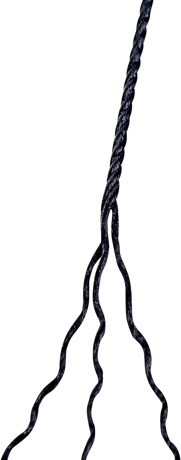 HONGDA Tarred Bank Line Twine, 1920 Feet Nylon Twine #9 Bank Line-Black Nylon String 1.1mm, Black Strong Twisted Seine Rope Ideal for Gardening, Construction, Gear Tying, Jungle Survival