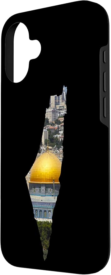 Palestinian Map Al Aqsa Jerusalem in Palestine Case for iPhone 16