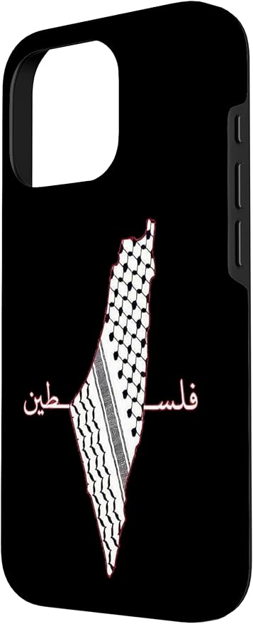 Keffiyeh Palestine Map Arabic Scarf Shemagh Palestinian Flag Case for iPhone 16 Pro