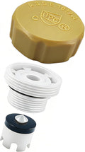 Anti-Siphon Industrial-control-valves Repair Kit， ASSE 1019-A Vacuum Breaker Check Valve Replacement Kits with Decorative Cover, Plastic Body,Plunger and O-Ring,1 Pack