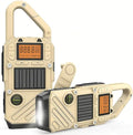 Walkie Talkies for Adults Rechargeable, FM/NOAA Emergency Radios with Weather Alerts, LED Flashlight & SOS Alarm, Solar Powered Hand Crank Long Range 2 Way Radios Walkie Talkie with USB Charged