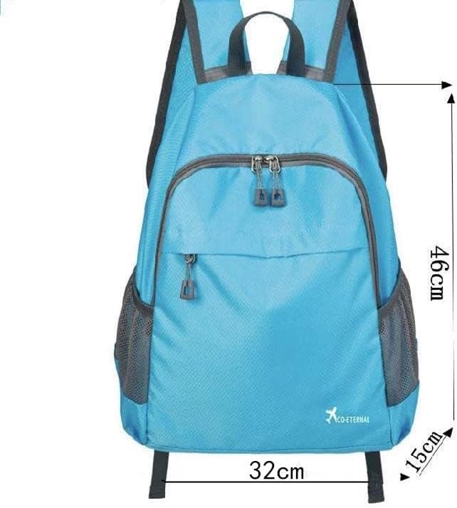 Geboldil Men's and women's waterproof backpack traveling backpack blue1