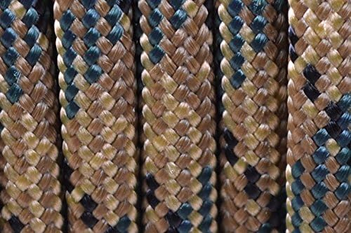 BORED? PARACORD! 550 lb Paracord – Ideal for Crafting, DIY Projects, Camping, Military & Active Outdoors – 300+ Colors – Tactical Parachute Cord Type III – Strong - Tri-Color Camo 100 Feet