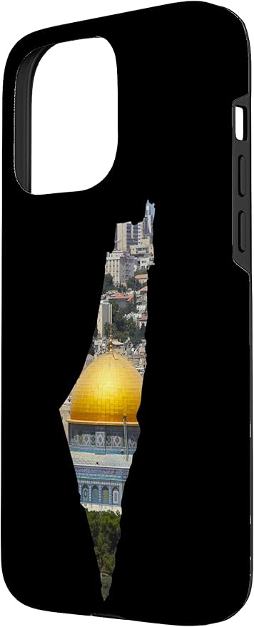 Palestinian Map Al Aqsa Jerusalem in Palestine Case for iPhone 15 Pro Max