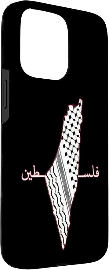 Keffiyeh Palestine Map Arabic Scarf Shemagh Palestinian Flag Case for iPhone 15 Pro Max