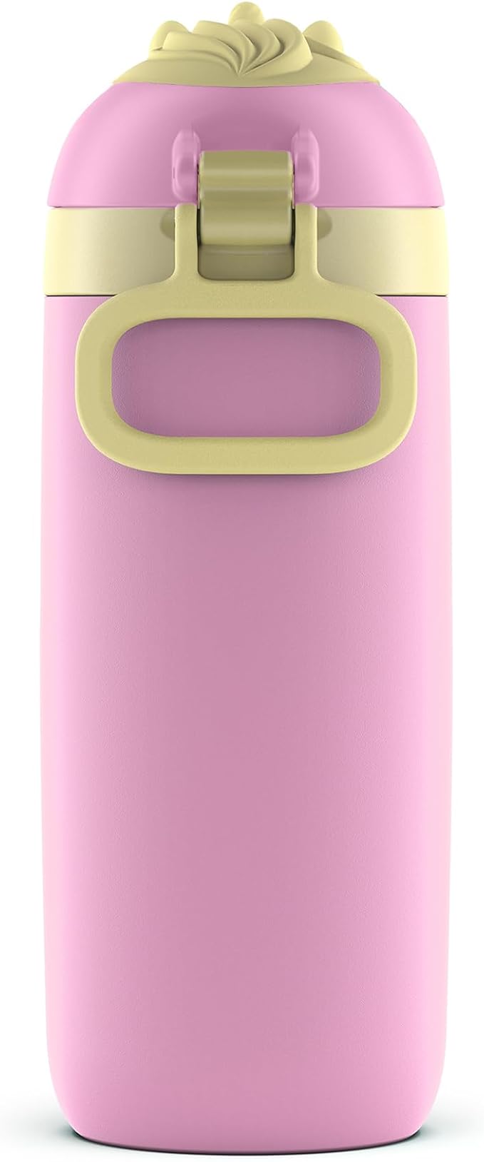 Ello Ellies 12oz Vacuum Insulated Stainless Steel Kids Water Bottle with Straw and Built-in Carrying Handle and Leak-Proof Locking Lid for School Backpack, Lunchbox and Outdoor Sports, Unicorn