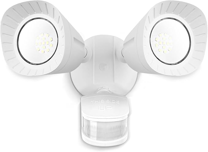 UFOND LED Security Lights Outdoor Motion Sensor Light，2400 Lumen All Aluminum Floodlight,Waterproof,Angle Adjustable,6500K,4 Modes,for Garage Porch Balcony Patio