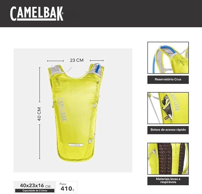 CamelBak Classic Light Bike Pack 70oz Hydration Reservoir