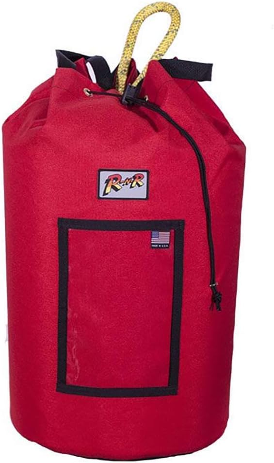 Rock-N-Rescue Grand Rope Bag, Premium Climbing Gear Storage Backpack, Heavy-Duty 1000D Nylon, Padded Shoulder Straps, Waterproof Design, Made in USA, Perfect for Mountaineering