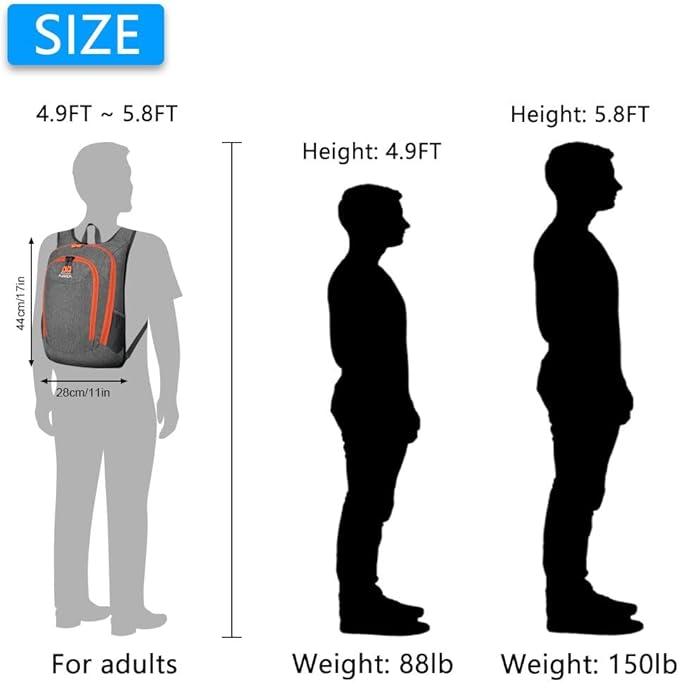 Esup 15L Small Hiking Backpack Foldable Lightweight Travel Day Pack Packable Camping Backpack for Women Men (Green)