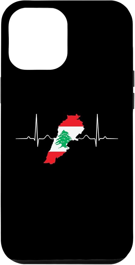 Lebanon Heart Lebanese Heartbeat Vintage Lebanon Map Case for iPhone 12 Pro Max