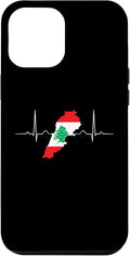 Lebanon Heart Lebanese Heartbeat Vintage Lebanon Map Case for iPhone 12 Pro Max