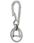 PJYTAC Key Chain Clip Titanium Carabiner Keychain Quick Release Carabiner for Keys Titanium Key Rings Heavy Duty