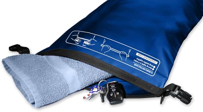 EcoGear FX Heavy Duty Waterproof Dry Bag Voyager Series – Durable Roll Top Compression Bag –Kayaking, Rafting, Boating, Hiking, Fishing and Camping