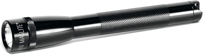 Mini Maglite Pro LED 2-Cell AA Flashlight, High Lumen, Water-Resistant, Adjustable Focus – Black