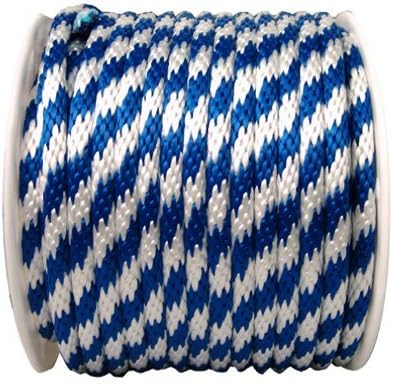 WELLINGTON CORDAGE P7240S0200BWFR 5/8 X 200 Blue/White Rope
