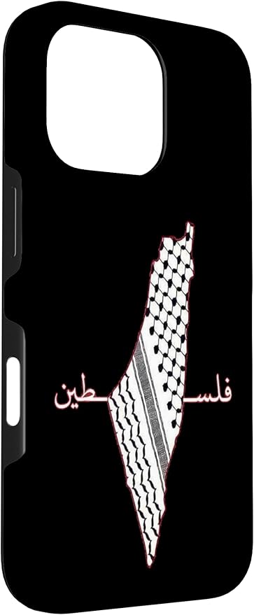Keffiyeh Palestine Map Arabic Scarf Shemagh Palestinian Flag Case for iPhone 16 Pro