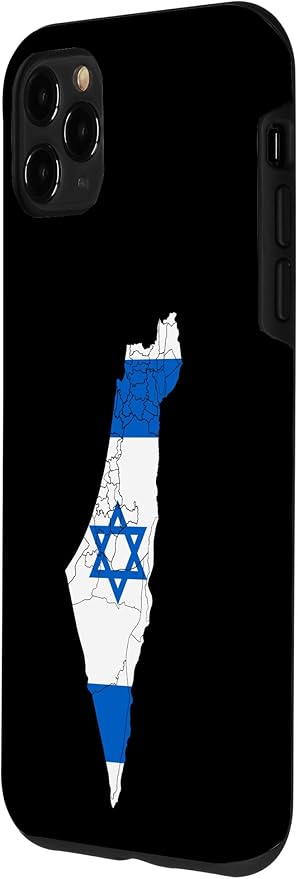 Israel National Flag Distressed Map Case for iPhone 11 Pro Max