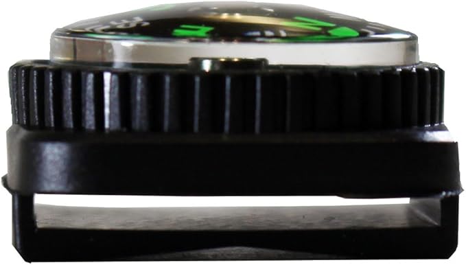 ADROIT Hikers Compass | 0.75", 1", 3" | Ideal for Watch Band, Lanyard, Key Ring | Accurate Navigation for Hiking, Biking, Travel