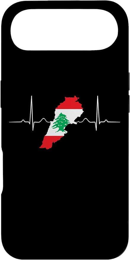 Lebanon Heart Lebanese Heartbeat Vintage Lebanon Map Case for iPhone Air