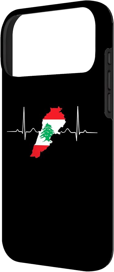 Lebanon Heart Lebanese Heartbeat Vintage Lebanon Map Case for iPhone 17 Pro Max
