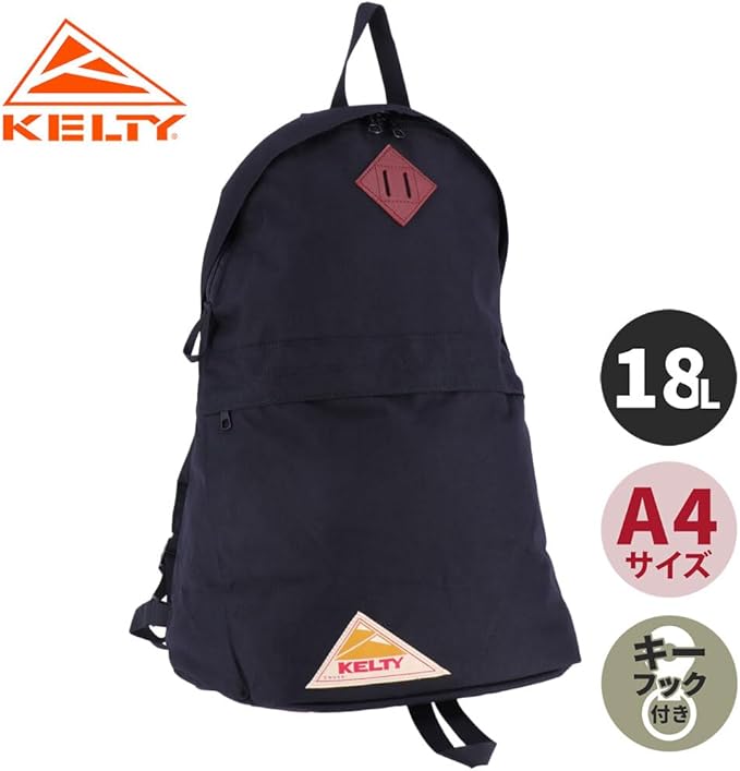 Kelti 2591918 Men's Day Pack Backpack, Capacity: 4.8 gal (18 L), Black