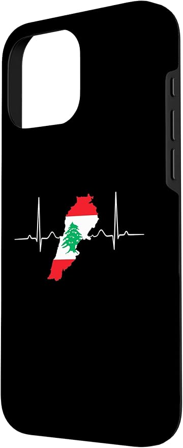 Lebanon Heart Lebanese Heartbeat Vintage Lebanon Map Case for iPhone 16 Pro Max