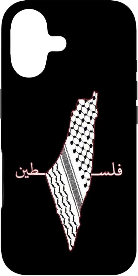 Keffiyeh Palestine Map Arabic Scarf Shemagh Palestinian Flag Case for iPhone 17