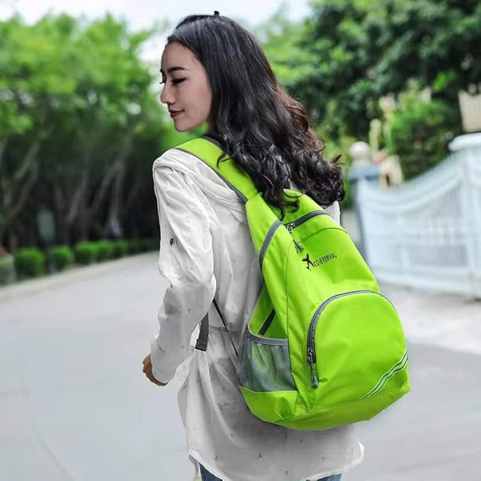 Geboldil Men's and women's waterproof backpack traveling backpack green