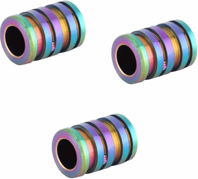 Alloy Lanyard Beads – Paracord Beads for Outdoor Gear & Survival Accessories, Durable Multicolor Spacer for Bracelets, Necklaces‌ & Outdoor(Colorful)
