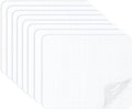OAZ 8 Pieces 7.87 x 5.9 inch Clear Tent Repair Patches Waterproof Tape Self-Adhesive Fabric Repair Tape Lightweight Outdoor Gear Patch Kit for Down Jacket Clothing Rv Awning (Clear)