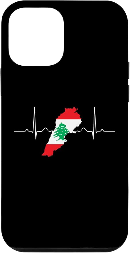Lebanon Heart Lebanese Heartbeat Vintage Lebanon Map Case for iPhone 12 mini