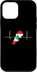 Lebanon Heart Lebanese Heartbeat Vintage Lebanon Map Case for iPhone 12 mini
