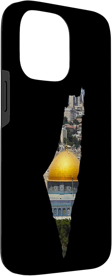 Palestinian Map Al Aqsa Jerusalem in Palestine Case for iPhone 14 Pro Max