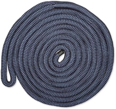 CDL3815NY, Dock Line, 3/8" Diameter - 15' Length, Double Braid, Navy