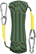 X XBEN Outdoor Climbing Rope 10M(32ft) 20M(64ft) 30M(96ft) 50M(160ft) 70M(230ft) 152M(500FT) 352M(1000FT) Static Rock Climbing Rope for Escape Rope Ice Climbing Equipment Fire Rescue Parachute