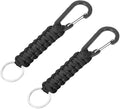 Paracord Keychain,Small Carabiner Clip,Braided Lanyard Keychain