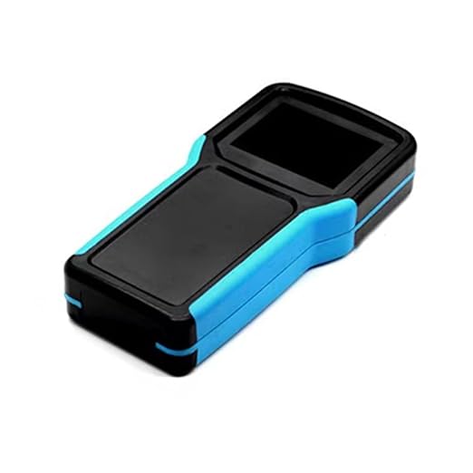 ABS Junction Box 204mmx100mmx35mm Portable Handheld Instrument Case Boxes Waterproof Dustproof Outdoor Project Box Cable Connection Protective Enclosure Black Blue
