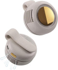 Oprtuisi Portable Bladeless Clip-On Mini Fan, Silent, 3-Speed, for Shirt and Waist (White)