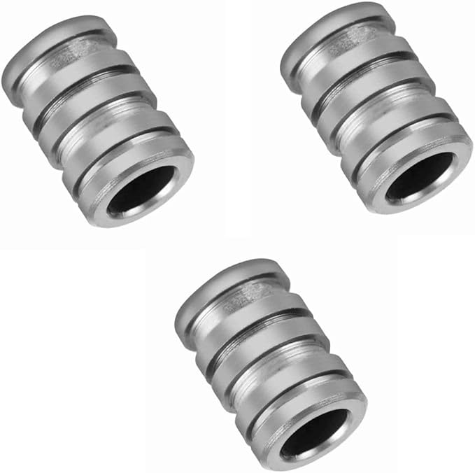Alloy Lanyard Beads – Paracord Beads for Outdoor Gear & Survival Accessories, Durable Multicolor Spacer for Bracelets, Necklaces‌ & Outdoor(Silver)