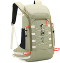 Bseash 40L Waterproof Hiking Camping Backpack with Rain Cover, Outdoor Sport Travel Daypack Rucksack for Skiing Cycling (Pea Green)