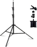 Kate Heavy Duty Light Stand for Photography, 8.5ft High Stable Photo Video Tripod Stand with Clamp, Sandbag, Carry Bag & Screw Adapters - Max 15kg Load for Studio Strobe, Softbox, LED Video Light