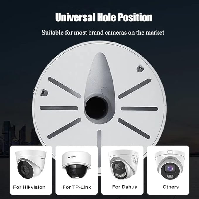 260MM L-Type Aluminum Alloy Outdoor Security Camera Mount Bracket, Dome Camera Mount Universal Camera Wall Mounting Bracket/IP Camera for CCTV Security Camera
