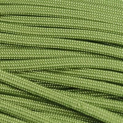 The Paracord Store | Type III 550 Paracord - 100 FT Hank, Moss Green | Heavy Duty 7 Strand Tactical Paracord - USA Made Nylon Outdoor Parachute Cord for Camping, Fishing & More - Survival Cord